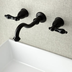 Duchess KS3125PKL Two-Handle Wall Mount Bathroom Faucet, Oil Rubbed Bronze