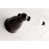 Vintage KS3125PL Two-Handle 3-Hole Wall Mount Bathroom Faucet, Oil Rubbed Bronze