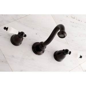 Vintage KS3125PL Two-Handle 3-Hole Wall Mount Bathroom Faucet, Oil Rubbed Bronze