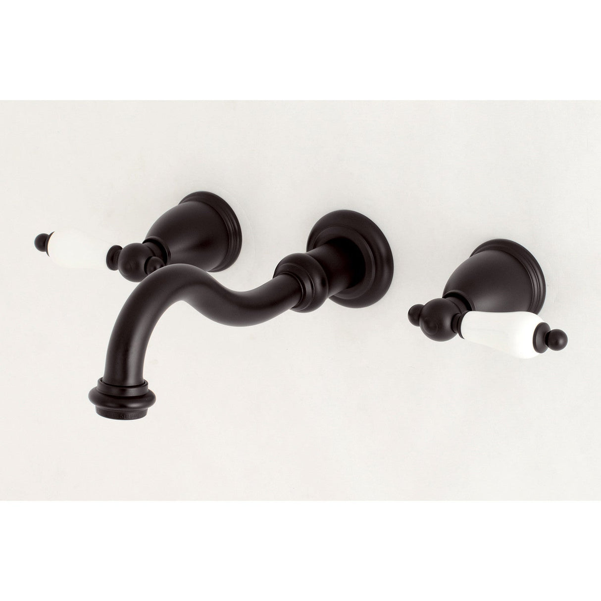 Vintage KS3125PL Two-Handle 3-Hole Wall Mount Bathroom Faucet, Oil Rubbed Bronze