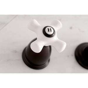 Vintage KS3125PX Two-Handle 3-Hole Wall Mount Bathroom Faucet, Oil Rubbed Bronze