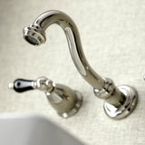 Duchess KS3126PKL Two-Handle Wall Mount Bathroom Faucet, Polished Nickel