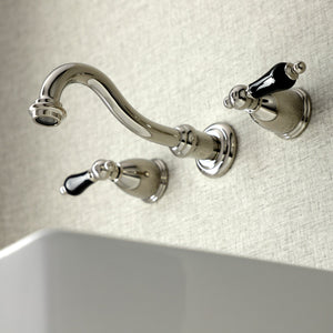 Duchess KS3126PKL Two-Handle Wall Mount Bathroom Faucet, Polished Nickel