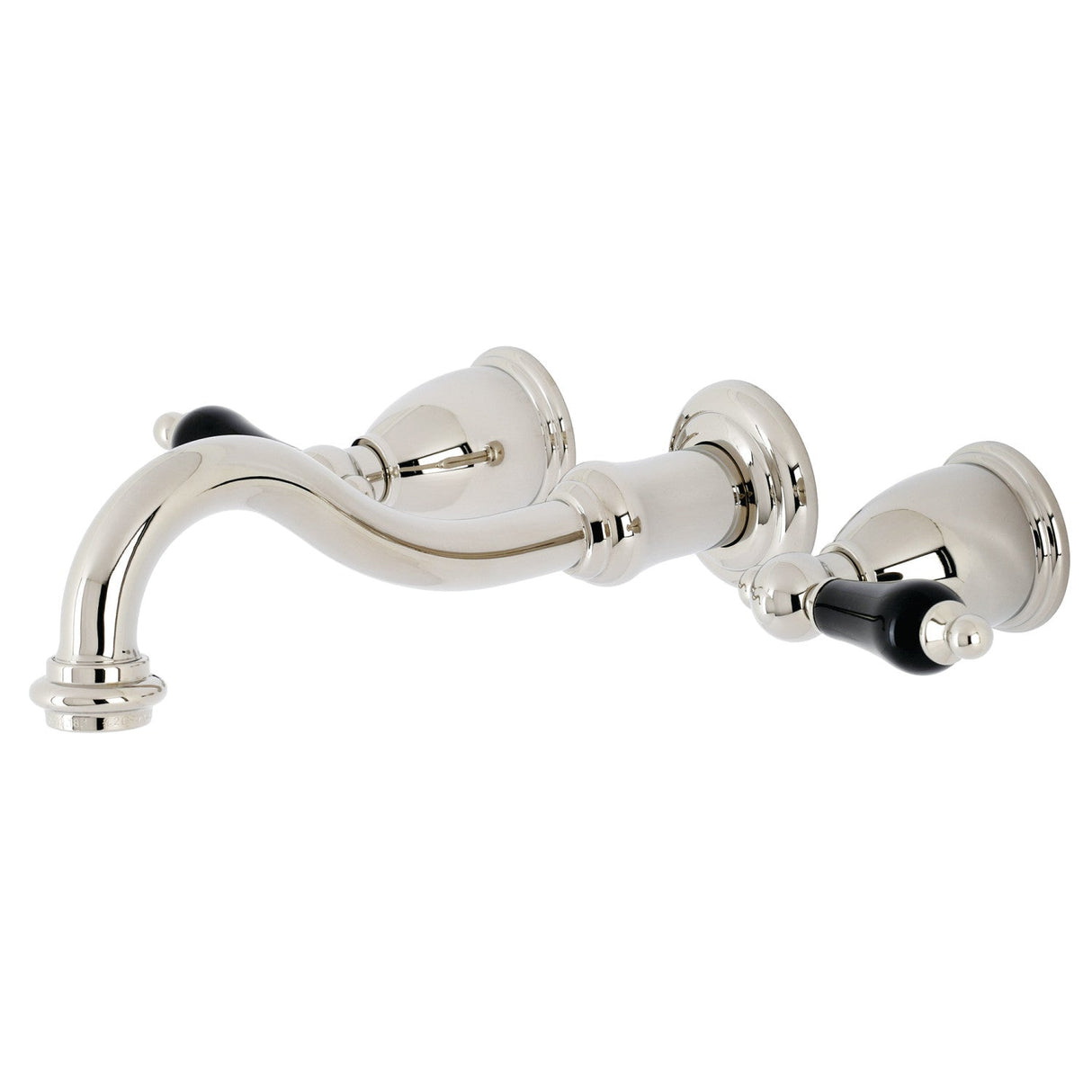Duchess KS3126PKL Two-Handle Wall Mount Bathroom Faucet, Polished Nickel