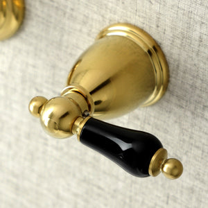 Duchess KS3127PKL Two-Handle Wall Mount Bathroom Faucet, Brushed Brass