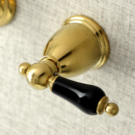 Duchess KS3127PKL Two-Handle Wall Mount Bathroom Faucet, Brushed Brass