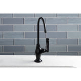 Royale KS3190FL Single-Handle 1-Hole Deck Mount Water Filtration Faucet, Matte Black