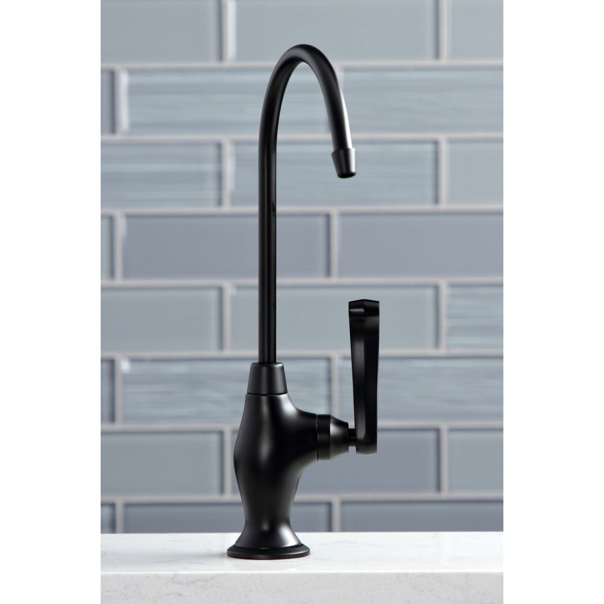 Royale KS3190FL Single-Handle 1-Hole Deck Mount Water Filtration Faucet, Matte Black