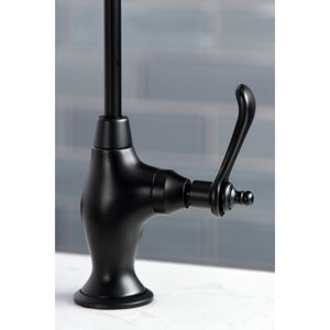 Templeton KS3190TL Single-Handle 1-Hole Deck Mount Water Filtration Faucet, Matte Black