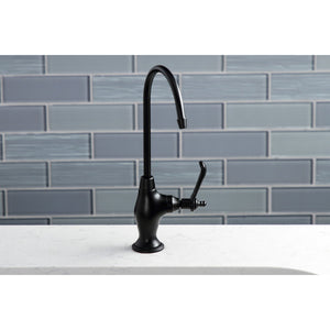 Templeton KS3190TL Single-Handle 1-Hole Deck Mount Water Filtration Faucet, Matte Black