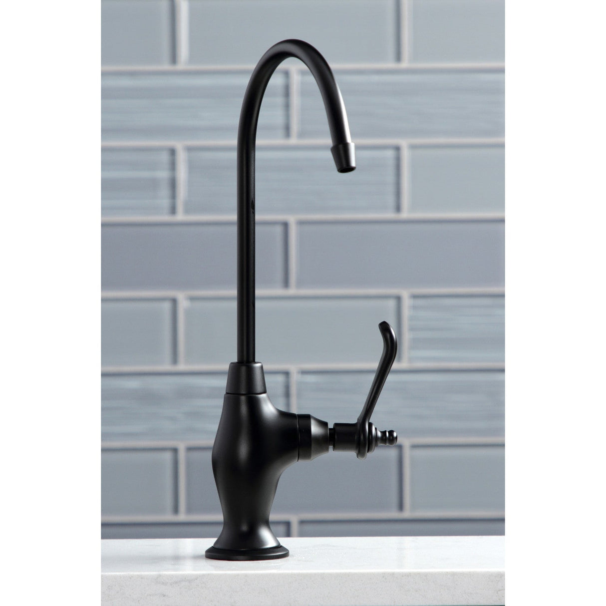 Templeton KS3190TL Single-Handle 1-Hole Deck Mount Water Filtration Faucet, Matte Black