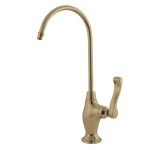 Royale KS3192FL Single-Handle 1-Hole Deck Mount Water Filtration Faucet, Polished Brass