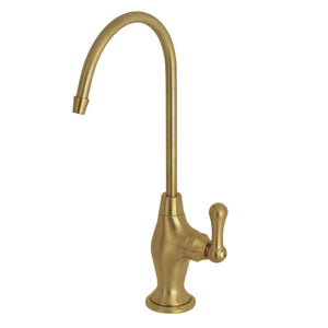 Restoration KS3197AL Single-Handle 1-Hole Deck Mount Water Filtration Faucet, Brushed Brass