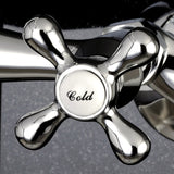 Vintage KS3221AX Two-Handle 2-Hole Wall Mount Kitchen Faucet, Polished Chrome