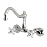 Vintage KS3221PX Two-Handle 2-Hole Wall Mount Kitchen Faucet, Polished Chrome