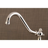 Vintage KS3226AX Two-Handle 2-Hole Wall Mount Kitchen Faucet, Polished Nickel