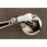 Vintage KS3226PL Two-Handle 2-Hole Wall Mount Kitchen Faucet, Polished Nickel