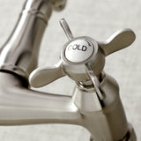 Essex KS3228BEX Two-Handle 2-Hole Wall Mount Kitchen Faucet, Brushed Nickel