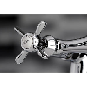 Essex KS3231BEX Two-Handle 2-Hole Deck Mount Clawfoot Tub Faucet, Polished Chrome