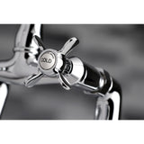 Essex KS3231BEX Two-Handle 2-Hole Deck Mount Clawfoot Tub Faucet, Polished Chrome