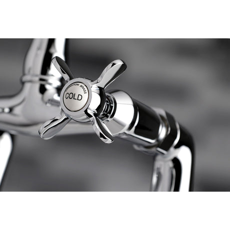 Essex KS3231BEX Two-Handle 2-Hole Deck Mount Clawfoot Tub Faucet, Polished Chrome