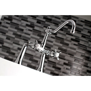 Essex KS3231BEX Two-Handle 2-Hole Deck Mount Clawfoot Tub Faucet, Polished Chrome