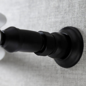 Vintage KS3240PX Two-Handle 2-Hole Wall Mount Bathroom Faucet, Matte Black