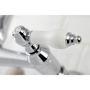 Vintage KS3241PL Two-Handle 2-Hole Wall Mount Bathroom Faucet, Polished Chrome