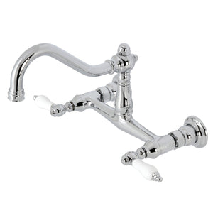 Vintage KS3241PL Two-Handle 2-Hole Wall Mount Bathroom Faucet, Polished Chrome