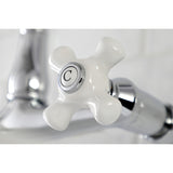 Vintage KS3241PX Two-Handle 2-Hole Wall Mount Bathroom Faucet, Polished Chrome