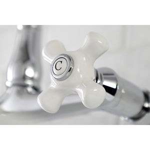 Vintage KS3241PX Two-Handle 2-Hole Wall Mount Bathroom Faucet, Polished Chrome