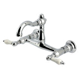 Vintage KS3251PL Two-Handle 2-Hole Wall Mount Kitchen Faucet, Polished Chrome