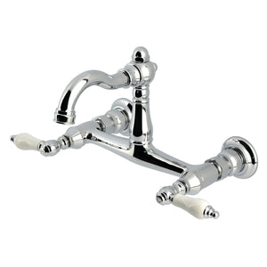 Vintage KS3251PL Two-Handle 2-Hole Wall Mount Kitchen Faucet, Polished Chrome