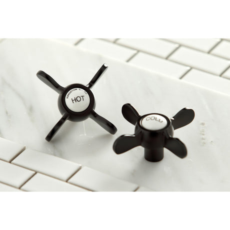 Vintage KS3255BEX Two-Handle 2-Hole Wall Mount Kitchen Faucet, Oil Rubbed Bronze