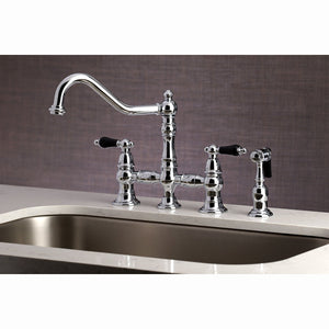 Duchess KS3271PKLBS Bridge Kitchen Faucet, Polished Chrome