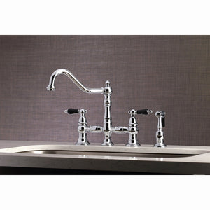 Duchess KS3271PKLBS Bridge Kitchen Faucet, Polished Chrome