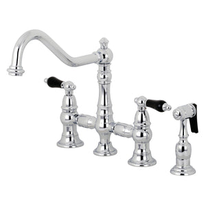 Duchess KS3271PKLBS Bridge Kitchen Faucet, Polished Chrome