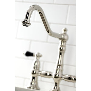 Duchess KS3276PKLBS Bridge Kitchen Faucet, Polished Nickel