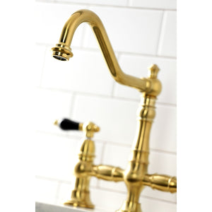 Duchess KS3277PKLBS Bridge Kitchen Faucet, Brushed Brass
