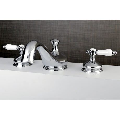 Bel-Air KS3331BPL Two-Handle 3-Hole Deck Mount Roman Tub Faucet, Polished Chrome