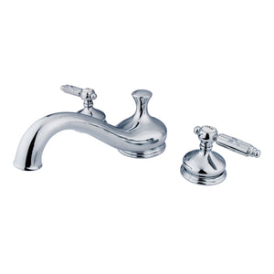 Georgian KS3331GL Two-Handle 3-Hole Deck Mount Roman Tub Faucet, Polished Chrome