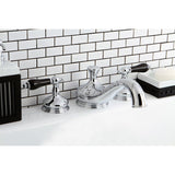 Duchess KS3331PKL Two-Handle 3-Hole Deck Mount Roman Tub Faucet, Polished Chrome