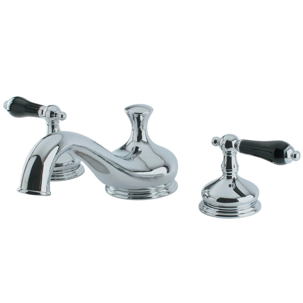 Duchess KS3331PKL Two-Handle 3-Hole Deck Mount Roman Tub Faucet, Polished Chrome