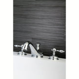 Tudor KS3331TAL Two-Handle 3-Hole Deck Mount Roman Tub Faucet, Polished Chrome