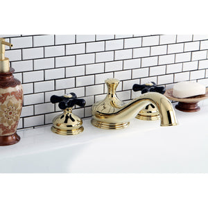 Duchess KS3332PKX Two-Handle 3-Hole Deck Mount Roman Tub Faucet, Polished Brass