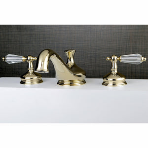 Wilshire KS3332WLL Two-Handle 3-Hole Deck Mount Roman Tub Faucet, Polished Brass