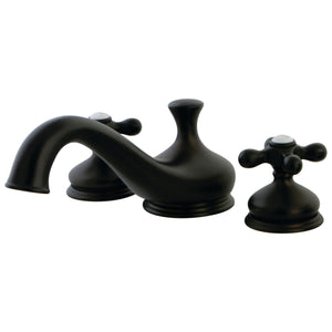 Heritage KS3335AX Two-Handle 3-Hole Deck Mount Roman Tub Faucet, Oil Rubbed Bronze