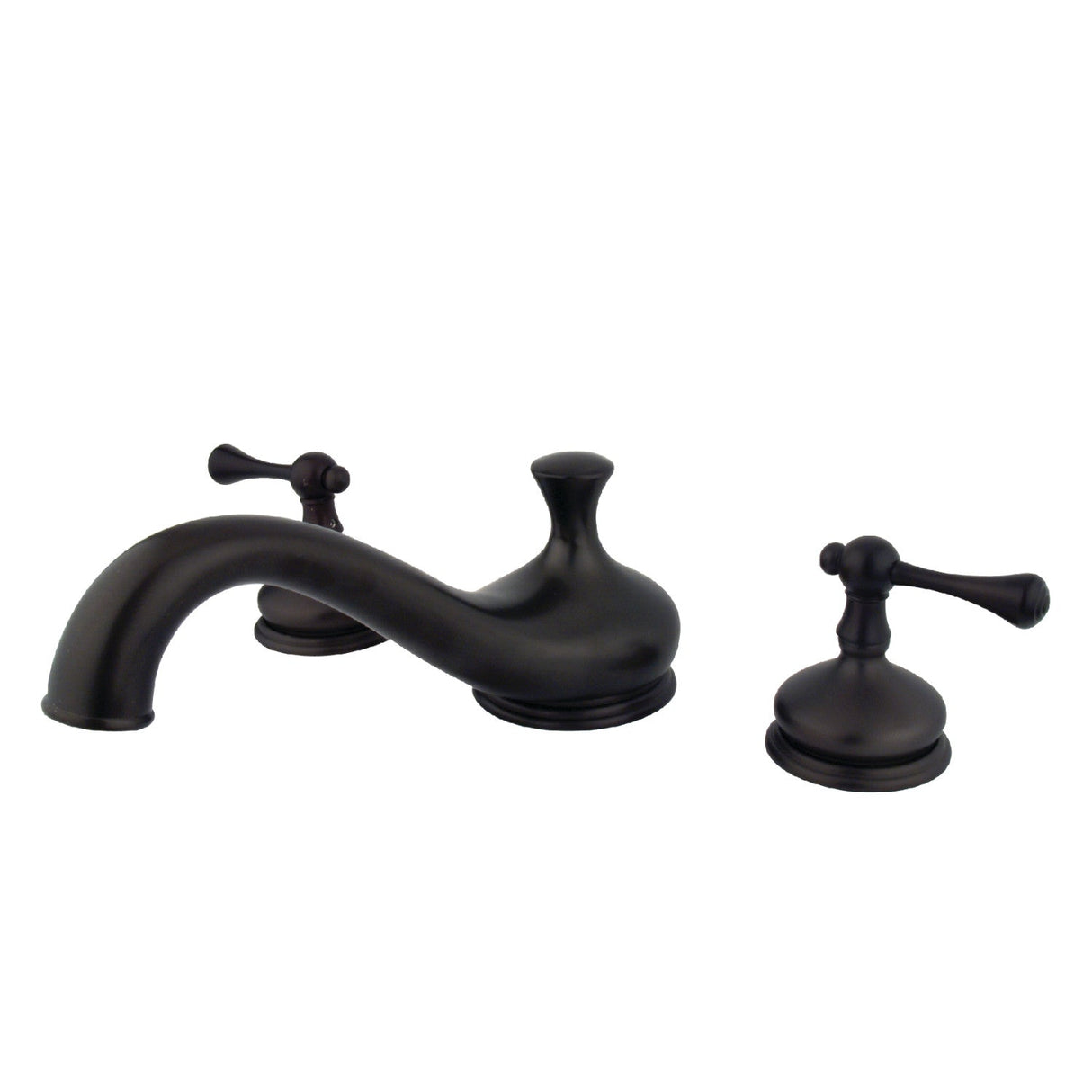 Vintage KS3335BL Two-Handle 3-Hole Deck Mount Roman Tub Faucet, Oil Rubbed Bronze