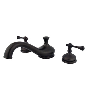 Vintage KS3335BL Two-Handle 3-Hole Deck Mount Roman Tub Faucet, Oil Rubbed Bronze