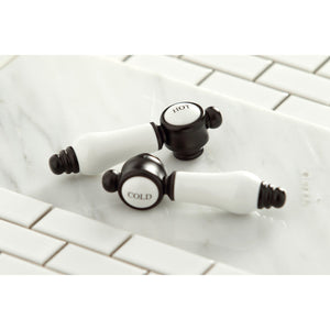 Bel-Air KS3335BPL Two-Handle 3-Hole Deck Mount Roman Tub Faucet, Oil Rubbed Bronze